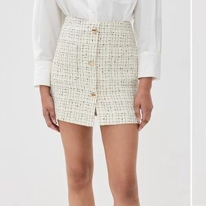 Anine Bing Tweed Skirt